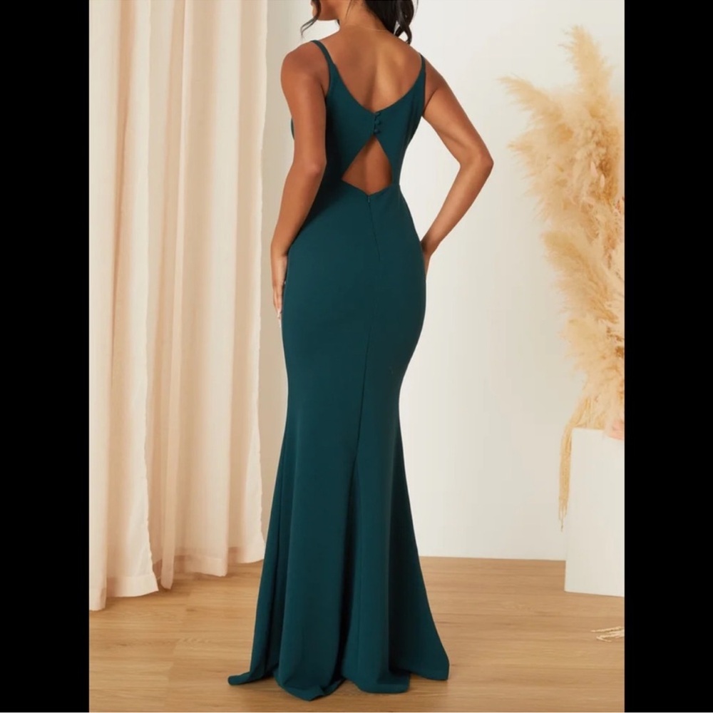 NWOT Lulus Moments of Bliss Backless Maxi Dress